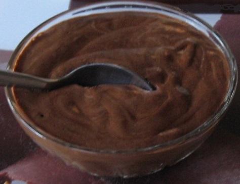 Mousse au chocolat aux cristaux de matthieu