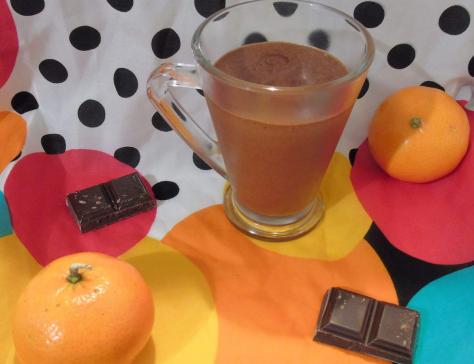 Mousse au chocolat noir à la clémentine