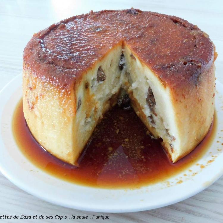 Gâteau de semoule Rhum Raisins au Cookéo