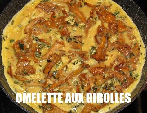 Omelette aux girolles