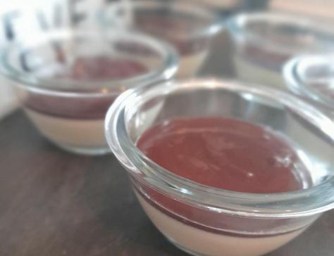 Panna cotta chocolat blanc noir