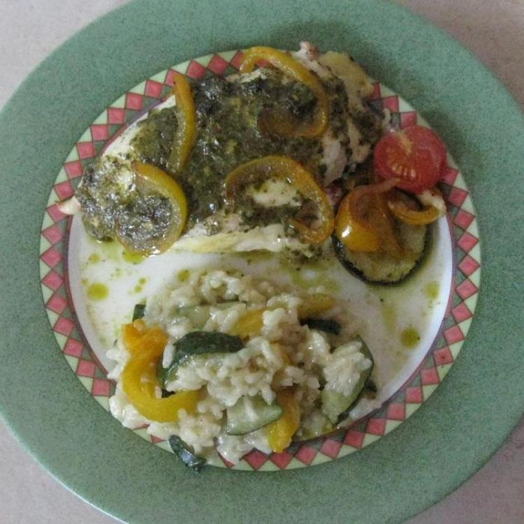 Papillote de poulet aux legumes du soleil 2