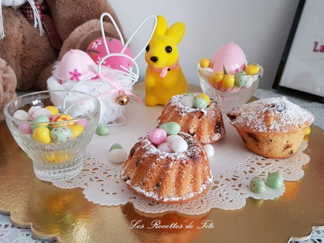 Petits nids de paques aux pepites 3 chocolats