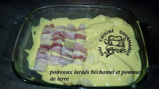 Poireaux lardes a la bechamel thermomix et cookeo 