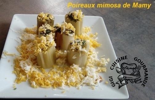 Poireaux mimosa de mamy au cookeo