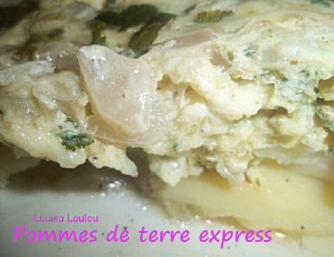 Pommes de terre express