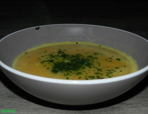VELOUTÉ DE LENTILLES CORAIL-AIL