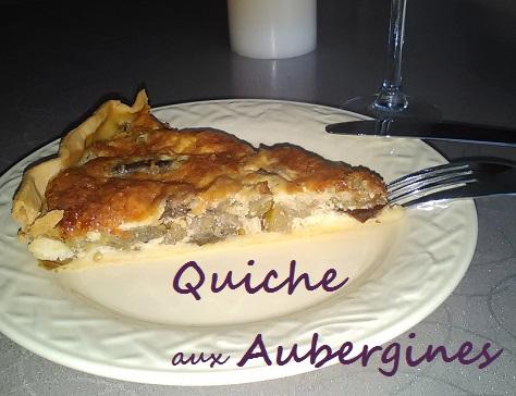 Quiche aux aubergines