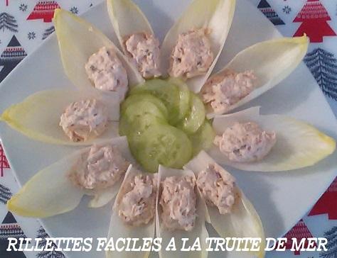 Rillettes faciles a la truite de mer