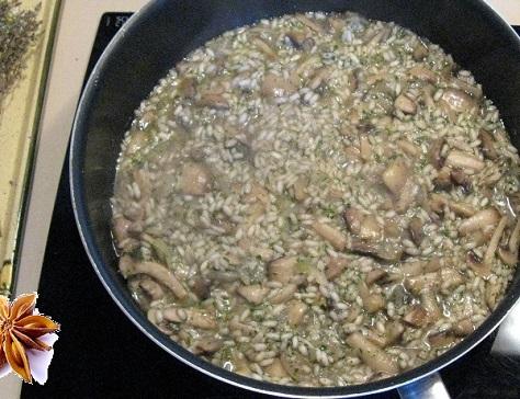 Risotto aux champignons