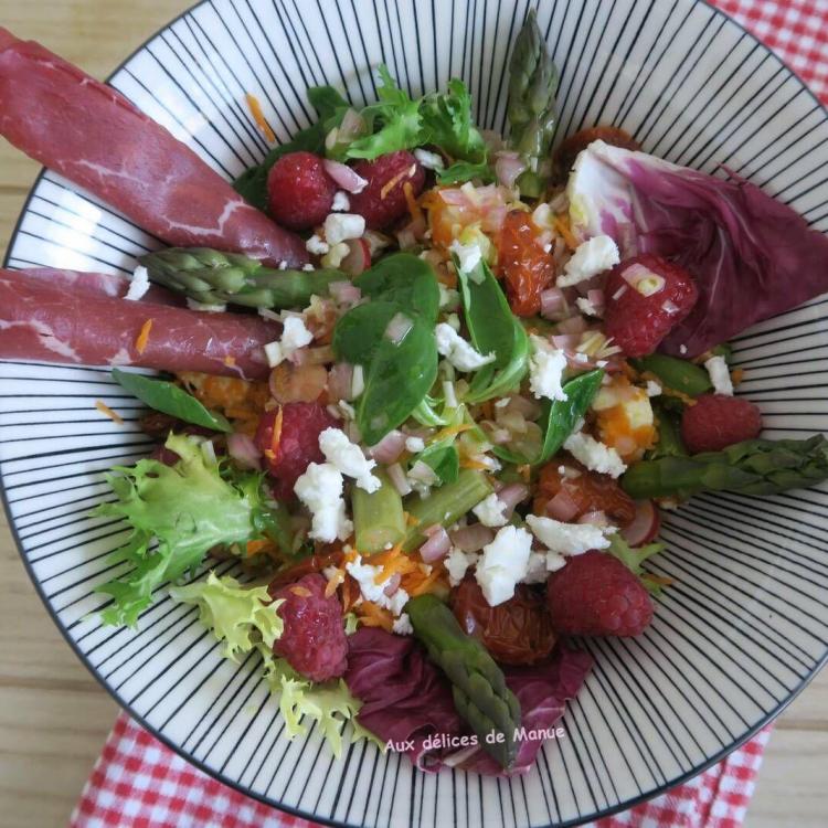 Salade de primeurs a la bresaola