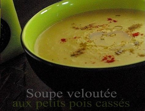 Soupe aux petits pois casses