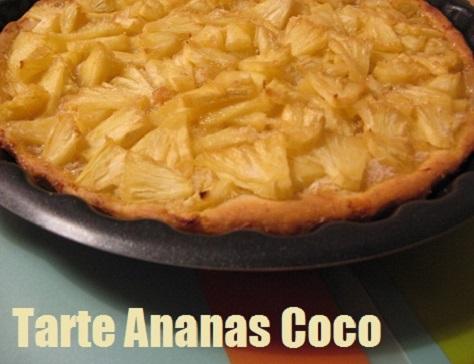 Tarte a l ananas et a la noix de coco