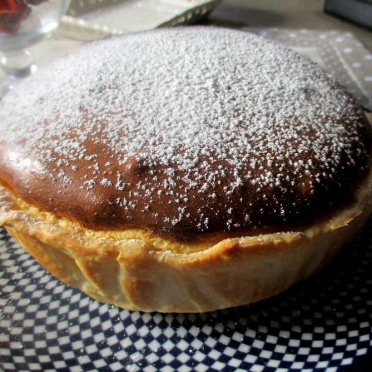 Tarte au fromage blanc et a l orange