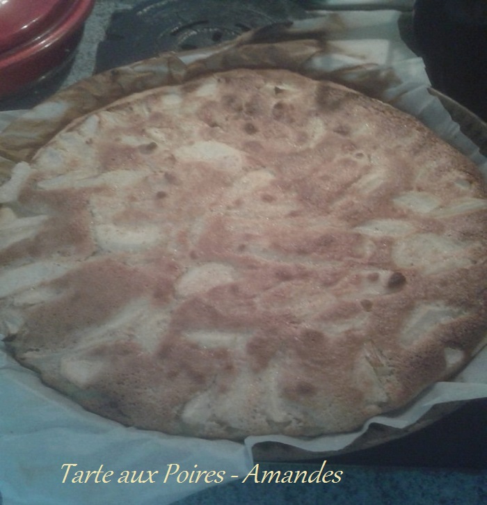 Tarte aux poires amandes