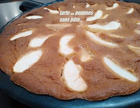 Tarte aux pommes sans pate