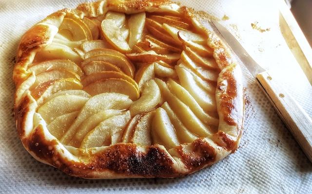 Tarte pomme poire rustique