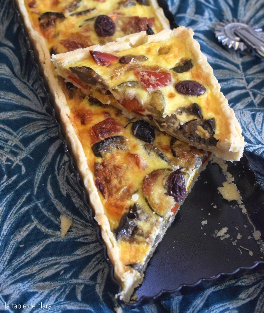 Tarte salee a la ratatouille