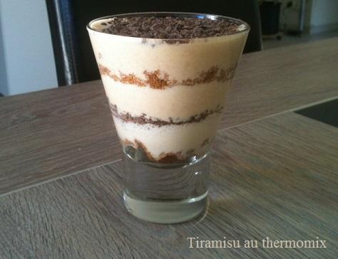 Tiramisu au thermomix