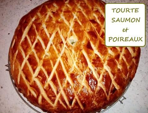 Tourte poireaux saumon