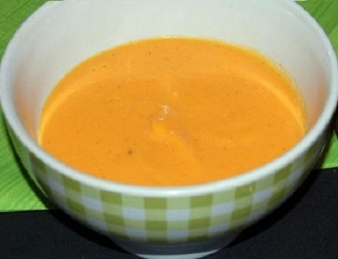 Veloute de butternut a la vanille