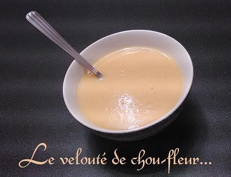 Veloute de chou fleur