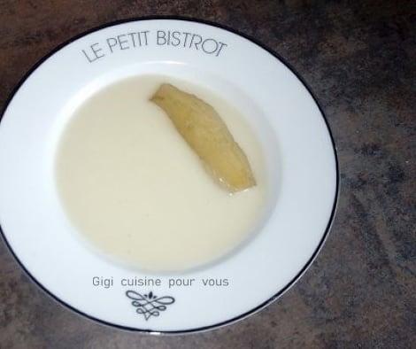 Veloute de poires de terre yacon au compact cook pro
