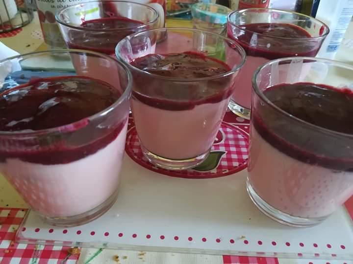 Verrines fraises tagada